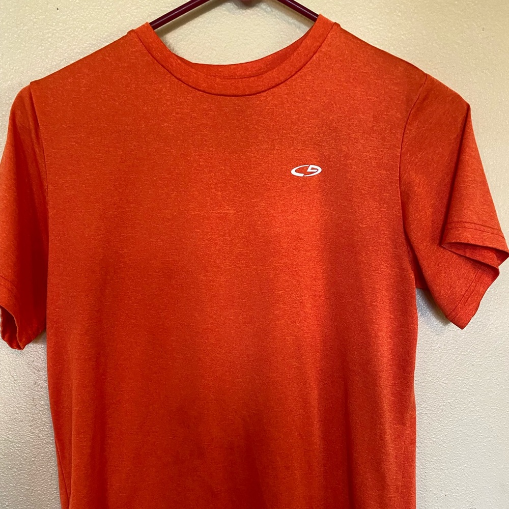 CHAMPION orange boys large dri fit shirt